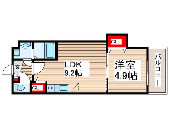 金太郎ヒルズ255の物件間取画像